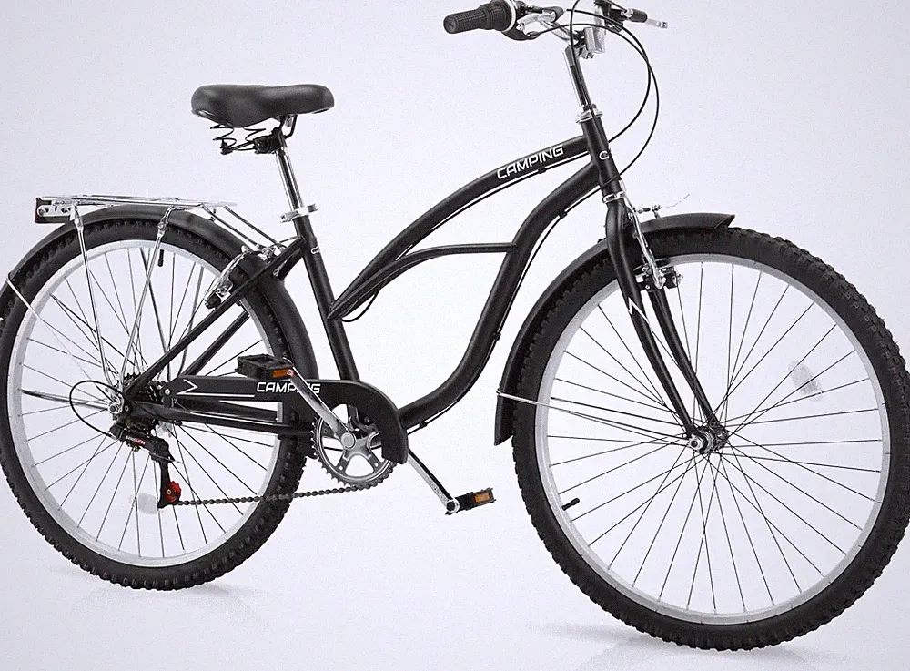 26-inch Ladies Bike Women's Comfort Bicycle 7-Speed Bikes City Commuter