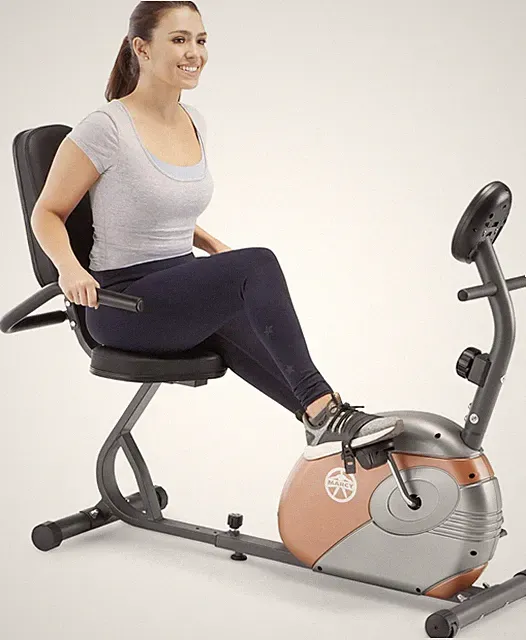 Adjustable Magnetic Resistance Home Exercise Bike for Cardio & Cycle Training