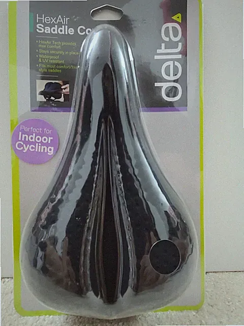 Delta HexAir Bicycle Saddle Cover Touring Black 254mm x 165mm Comfort Cycling