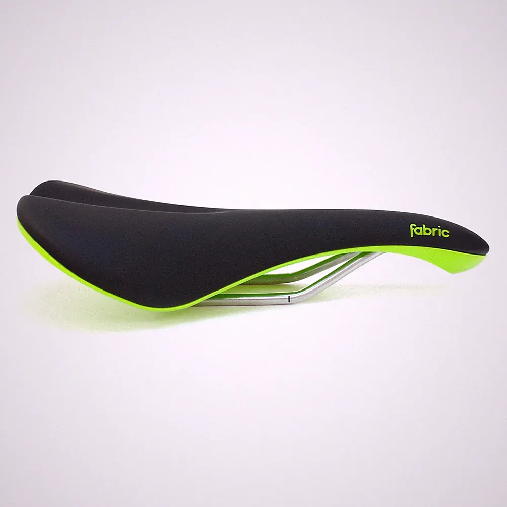 Fabric Scoop Elite Radius Comfort Saddle MTB Road Bicycle Black/Green