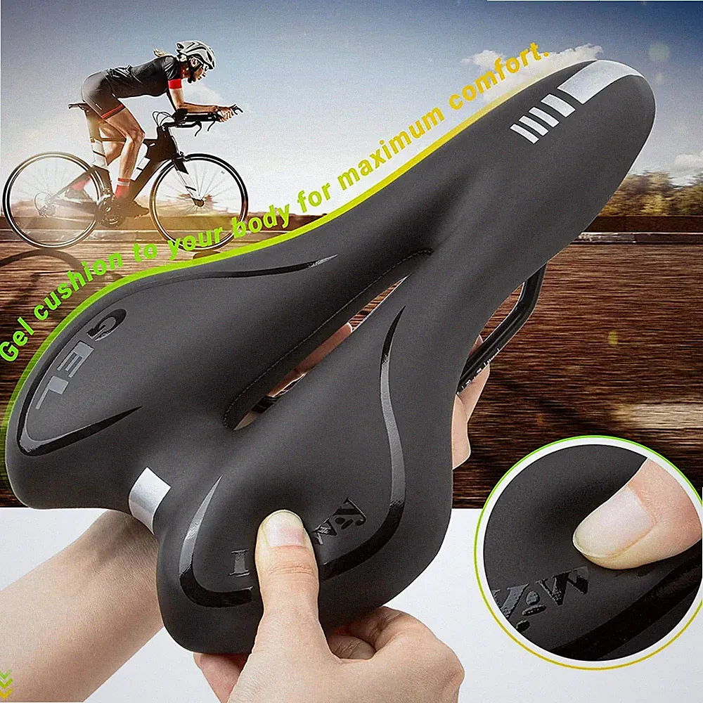 LERWAY Bike Seat Bicycle Saddle MTB Road Mountain Cycling Gel Comfort Rainproof